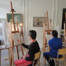 Stage de pratique picturale à l'Atelier du Chevalet Blanc Association "ATP - Art et Techniques de la Peinture"