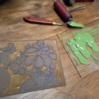 Linogravure avec landry gicquiaux —  atelier enfants