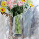 Bouquet de fleurs aquarelle