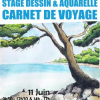 Stage de carnet de voyage en dessin et aquarelle aux îles de Lérins