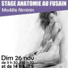 Stage de dessin du nu féminin et d'anatomie artistique au fusain à Grasse