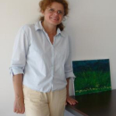 Sylviane Aymé, artiste peintre anime des stages à l'atelier durant l'année