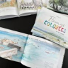 Edition d'un livre d'aquarelles Carnet de voyage sur la Normandie