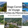 Stage carnet de Voyage aux Portes du Mercantour