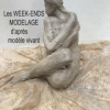 Les week ends Modelage d'après modèle vivant dans Les Monts d'Arrée Bretagne