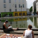 Stage dessin et croquis en plein air...canal Saint Martin