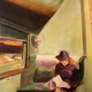 dessin couleurs "étude Hopper" Atelier 47