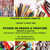 Juillet & Août 2023 - Mini Stages de Dessin & Peinture - Enfants (+ 6 ans) & Adultes