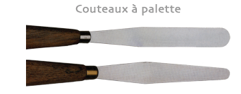 Couteaux à palette