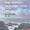 Stage peinture acrylique, paysages marins