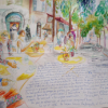 Carnet champêtres Aquarelle et croquis à St Hilaire de la Côte