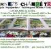 Carnet champêtres Aquarelle et croquis à St Hilaire de la Côte