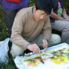 Cao Bei An stage Aquarelle Le Poët-Laval (Drôme)