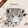Peinture animalière à l'encre