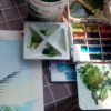Croquis et peinture au jardin des plantes