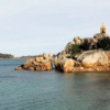Aquarelle croquis Carnet de Voyage en Bretagne presqu'ile de Plougrescant - Penvenan