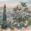 Aquarelle à Venelles en Provence