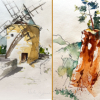 Stages Aquarelle - Carnet de Voyage en Provence