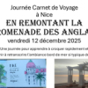 Stage Carnet de Voyage En remontant la Promenade des Anglais