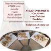 Stage de modelage corps avec modèle vivant féminin