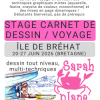 Stage carnet de dessin et de voyage sur l'ïle de Bréhat