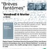 Soirée lecture à deux voix d’extraits de « Brèves fantômes »
