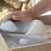 Sculpture sur pierre tendre