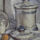 Ebauche à la technique mixte médium - émulsion