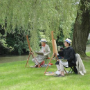 Une journée de peinture de plein air organisée par l'Association "ATP - Art et Techniques de la Peinture"