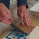 L'âme agie et la linogravure 