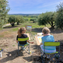 l'aquarelle en plein air