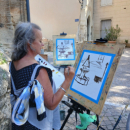 La débutante en plein air à Béziers