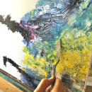 LÆTITIA HR Studio - Stage peinture au couteau 1