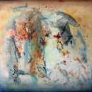The Light - encre sur toile - 2024