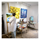 Leçon privée . En pleine concentration et studieuse ! 