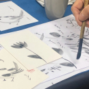 Sumi-e dessin à l'encre japonaise