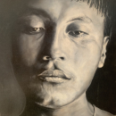 Peinture adulte - Portrait d'après photo - Peinture à l'huile