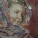 portrait de Marie Aquarelle