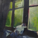 d'après photo personnelle, aquarelle et gouache