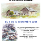 Carnet de croquis en tarentaise (savoie)