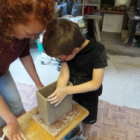 Une journée en famille à la poterie