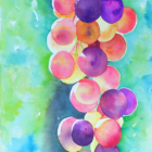 Chapeau de paille et crème solaire - peindre l'été à l'aquarelle