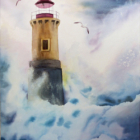 Embruns et vent salé - peindre la mer en mouvement à l'aquarelle