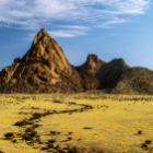 La namibie  en carnet de voyage créatif, multi techniques.