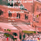 Stage carnet de voyage - guérande, ville médiévale