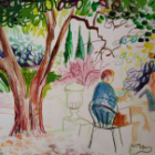 Carnet champêtres aquarelle et croquis à st hilaire de la côte