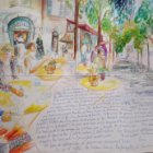 Carnet champêtres aquarelle et croquis à st hilaire de la côte
