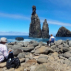 Stage carnet de voyage à madere parade des fleurs aquarelle