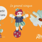 Le grand cirque - peinture et collage