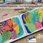 Illustration tropicale, l'art de l'aplat à la gouache